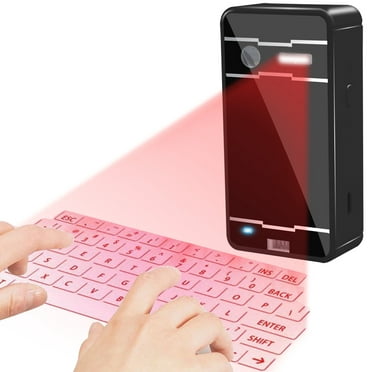 SHANGXIAN Bluetooth Virtual Keyboard & Laser Projection Keyboard for Smartphone PC Tablet Laptop English Keyboard Sliver 